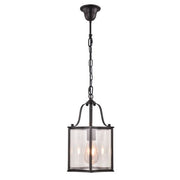 Brentwood Black Pendant - Small 1 Light E27