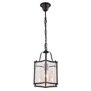 Brentwood Black Pendant - Small 1 Light E27