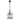 Brentwood Black Pendant - Small 1 Light E27