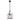 Brentwood Black Pendant - Small 1 Light E27