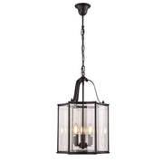 Brentwood Black Pendant - Medium 3 Light E14
