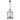 Brentwood Black Pendant - Medium 3 Light E14