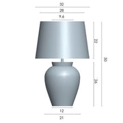 Kash Table Lamp - Grey