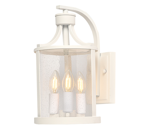 Melton Exterior Wall Light - White