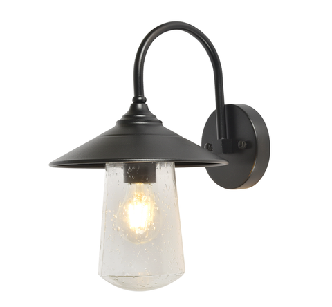 Wigan Exterior Wall Light - Black