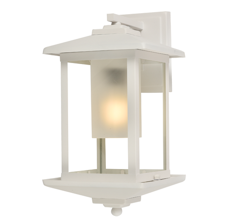 Barnet Exterior Wall Light - White