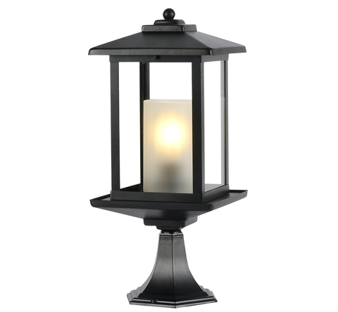 Barnet Exterior Pillar Mount - Black