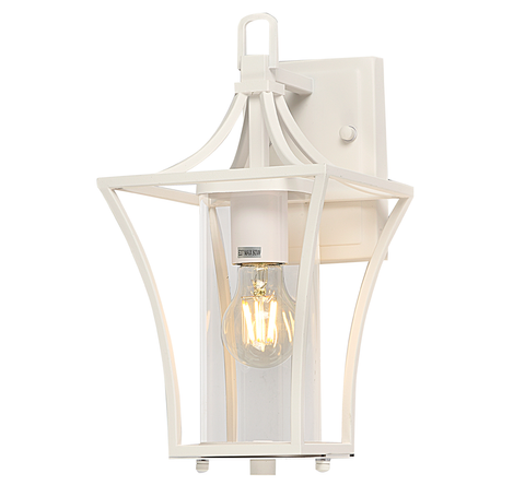 Bexley Exterior IP44 Wall Light E27 - White