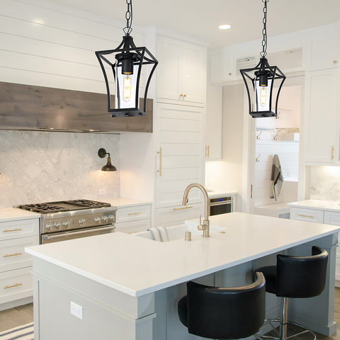 Bexley IP44 Pendant Light E27 - Black