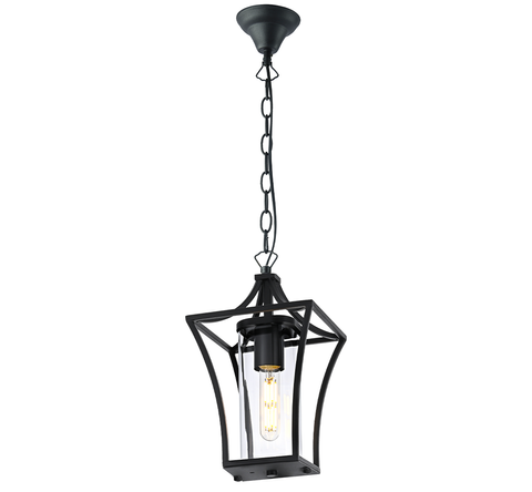 Bexley IP44 Pendant Light E27 - Black