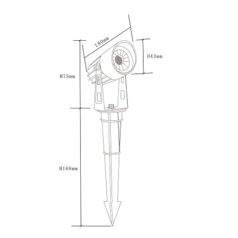 Thorn 3w Garden Spike - 3000K