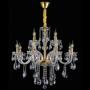 Bromley Crystal Chandelier 8+4 Light E14