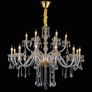Bromley Crystal Chandelier 12+6 Light E14