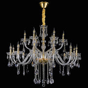 Bromley Crystal Chandelier 12+6 Light E14