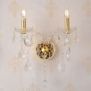 Bromley Crystal 2 Light Wall Light E14