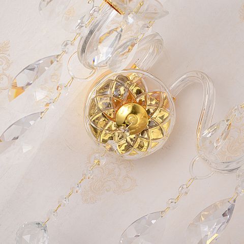 Bromley Crystal 2 Light Wall Light E14