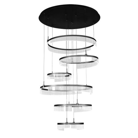 Lando 6 Ring - Black