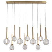 Meteor 10 Light Pendant - Bar