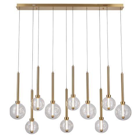 Meteor 10 Light Pendant - Bar