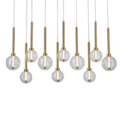 Meteor 10 Light Pendant - Bar