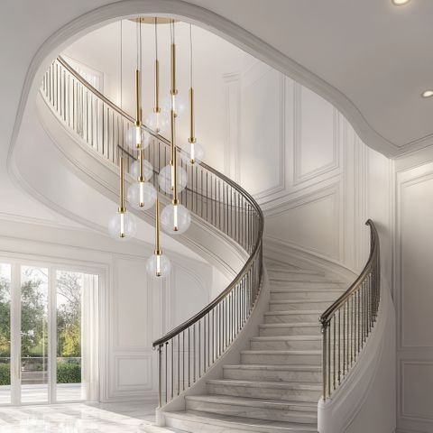 Meteor 10 Light Pendant - Round