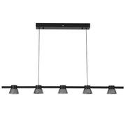 Rocket 1200mm Bar Pendant 25w 3CCT LED Black