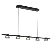 Rocket 1200mm Bar Pendant 25w 3CCT LED Black