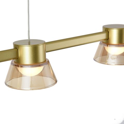 Rocket 1800mm Bar Pendant 40w 3CCT LED Gold