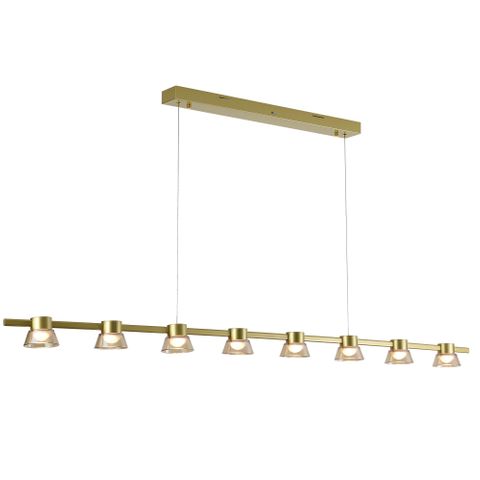 Rocket 1800mm Bar Pendant 40w 3CCT LED Gold