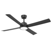 Bronco 52 DC Ceiling Fan - Black with Light