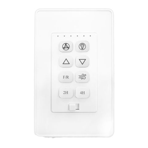 Titanic RWS 60 DC Ceiling Fan Black with Oak Blades