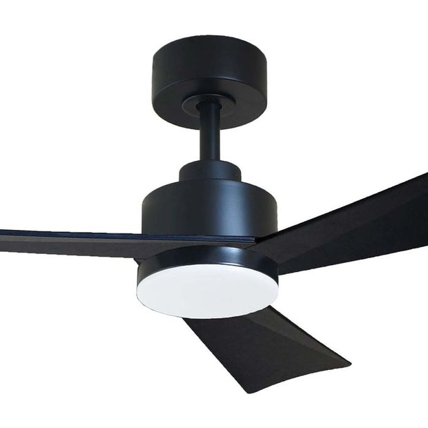 Bronte 52 DC Ceiling Fan Black with LED Light