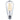 4w ES LED Fil Pear CW Dimmable
