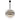 Chloe 13 Light Glass Pendant Black with Clear Glass