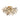 Brazza 12 Light Gold Close to Ceiling with Clear Crystal