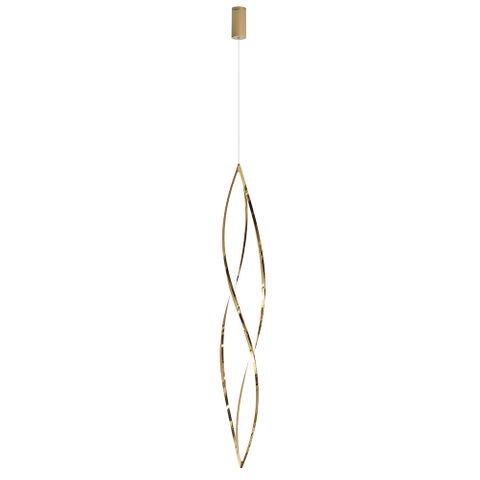 Spear 1 Light 50w Warm White Gold Pendant