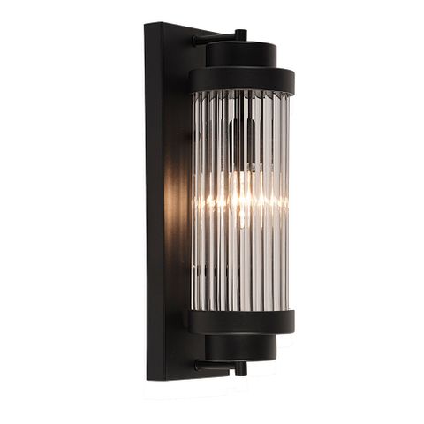 Cambridge 400m Black Wall Light 1x E14