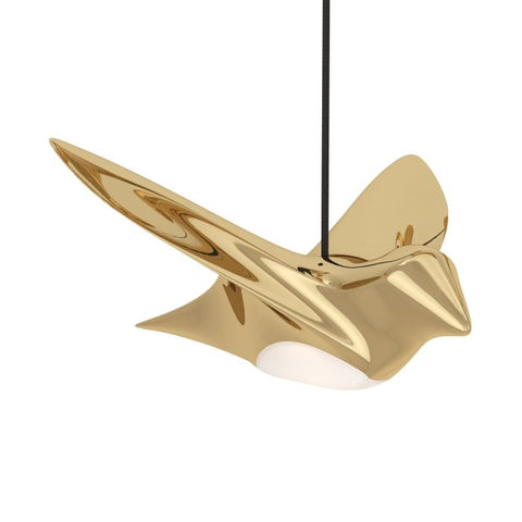 Paratebueno 8x3w LED 3000k Oblong Pendant Brass