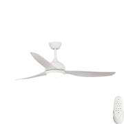 Eco Style 60 DC Ceiling Fan White with LED Light