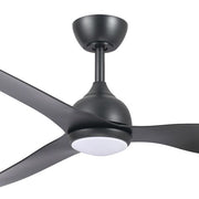 Eco Style 52 DC Ceiling Fan Black with LED Light