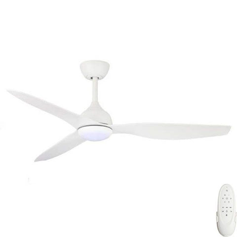 Eco Style 52 DC Ceiling Fan White with LED Light