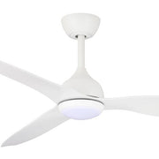 Eco Style 52 DC Ceiling Fan White with LED Light