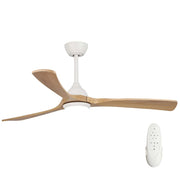 Sanctuary 52 DC Ceiling Fan White with Natural and LED Light