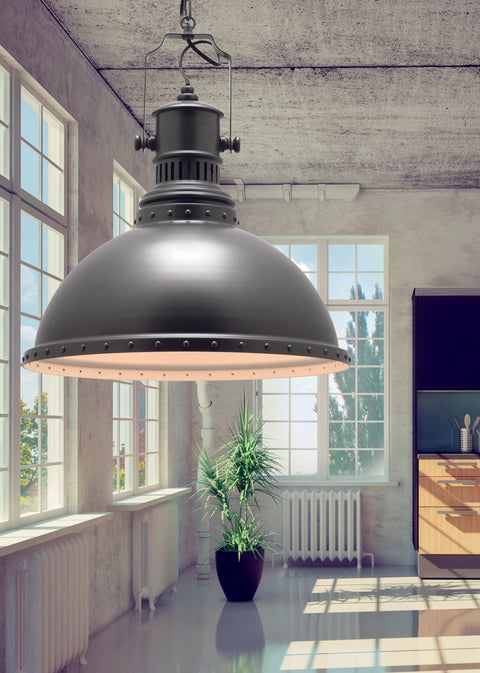 Gladiator Pendant Light Charcoal