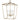 Dianna 4 Light Pendant Satin Brass Medium