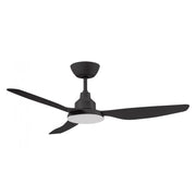 Glacier DC 52 Black Ceiling Fan 3 Blade with 20W LED Light