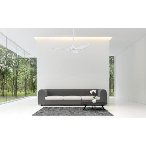 Glacier 56 DC Ceiling Fan White with LED Light