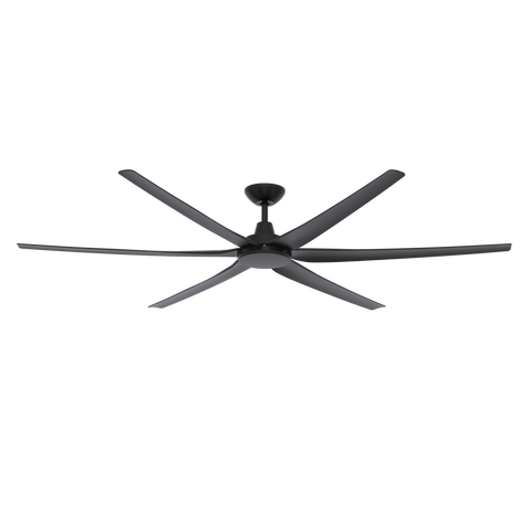 Glide 80 Inch DC 6 Blade Ceiling Fan Black