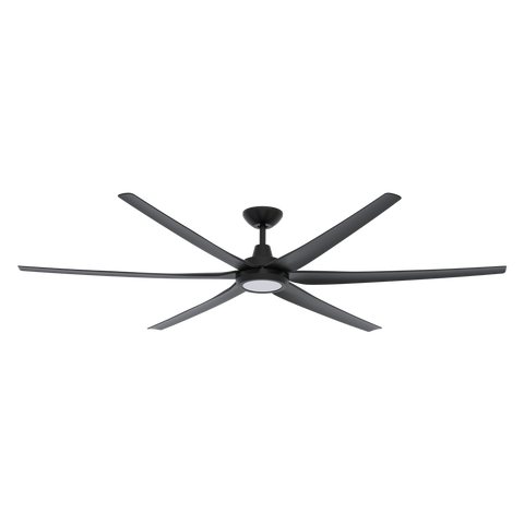 Glide Ceiling Fan LED Trio Light Kit Black