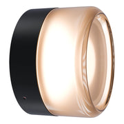 Gull 5w LED CCT Black/ Frosted Arylic 138mm Wall Light